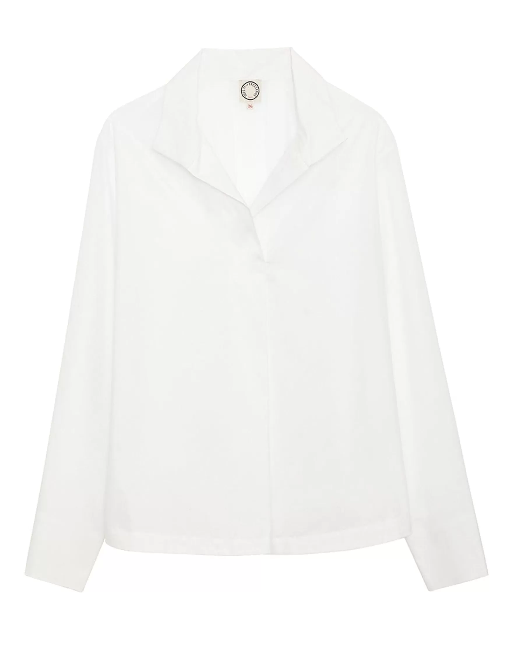 Ines de la Fressange Paris Noa white cotton shirt Online