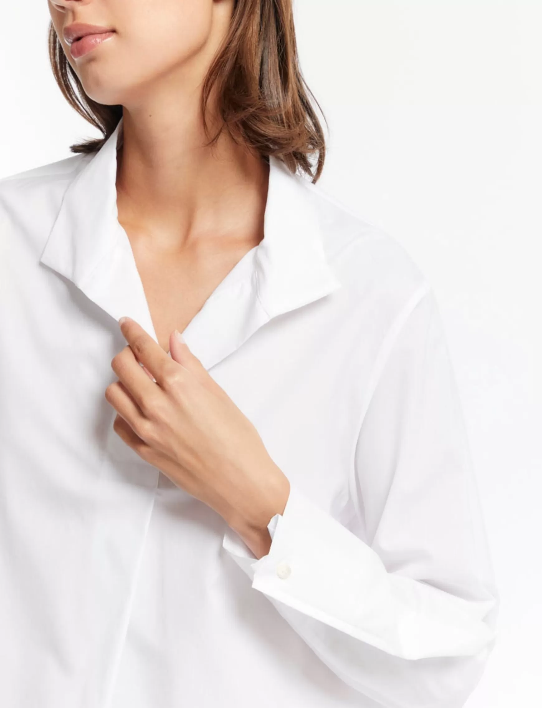 Ines de la Fressange Paris Noa white cotton shirt Online