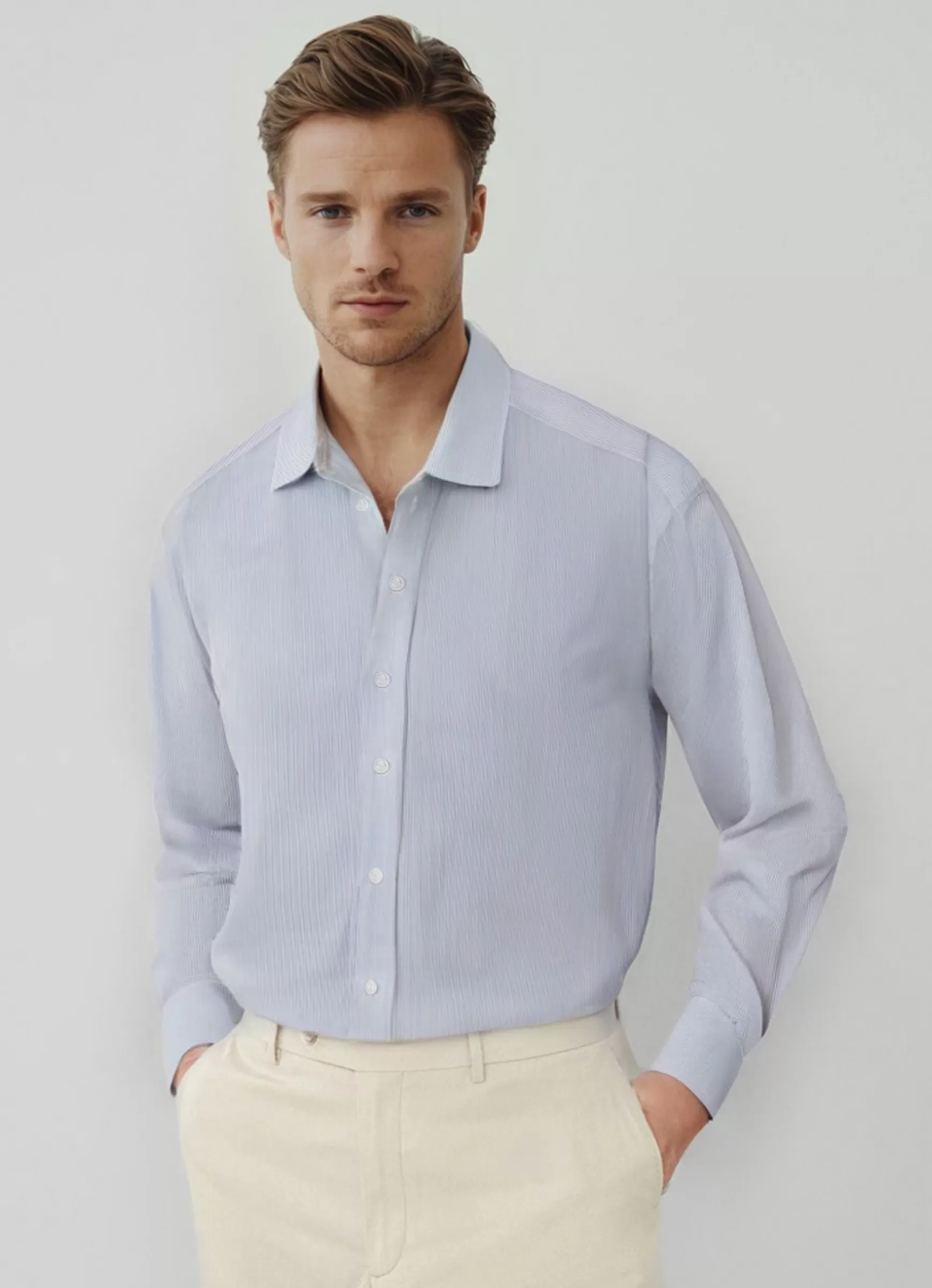 Ines de la Fressange Paris Olivier striped shirt for men Clearance