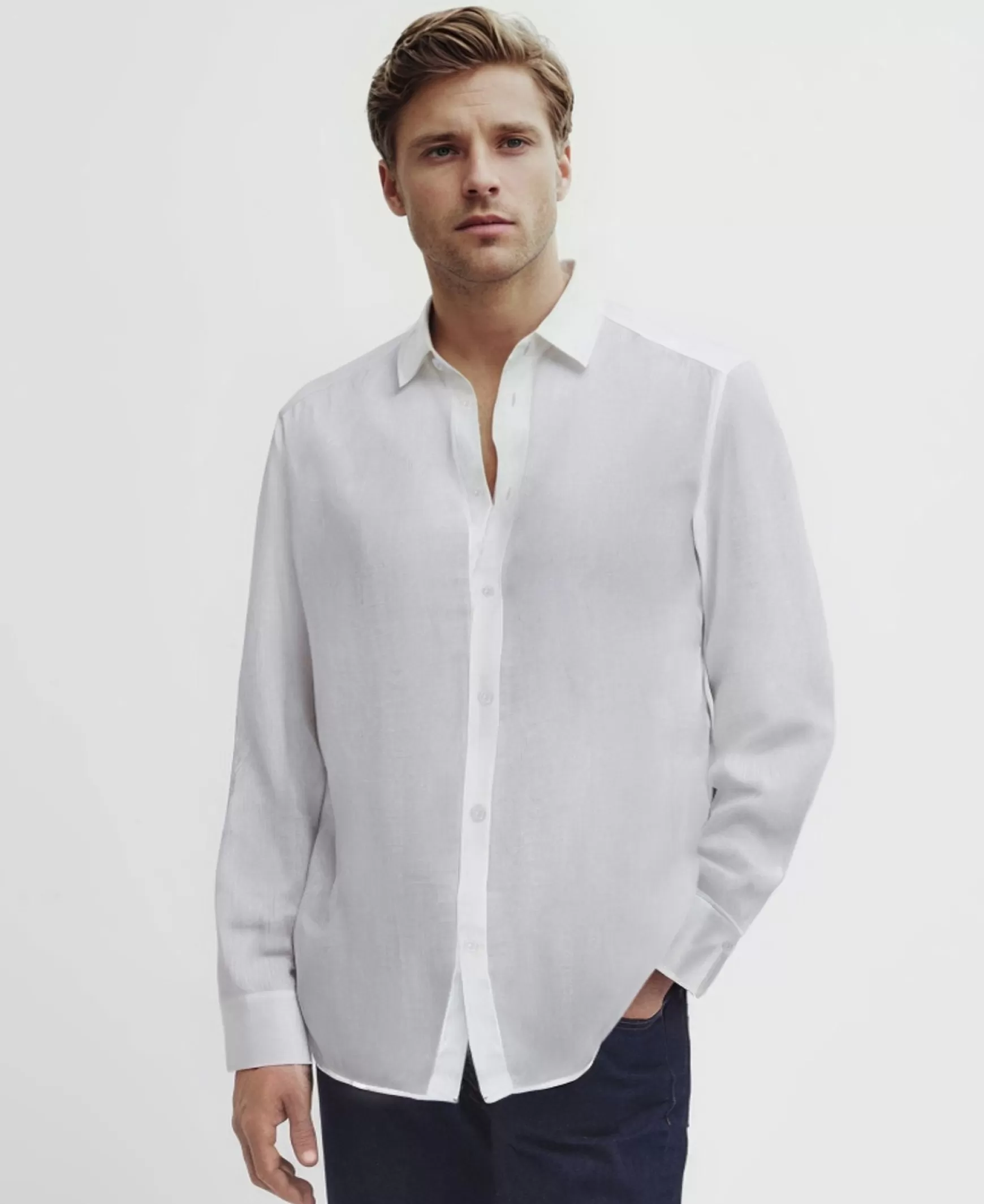 Ines de la Fressange Paris Olivier white shirt for men Discount