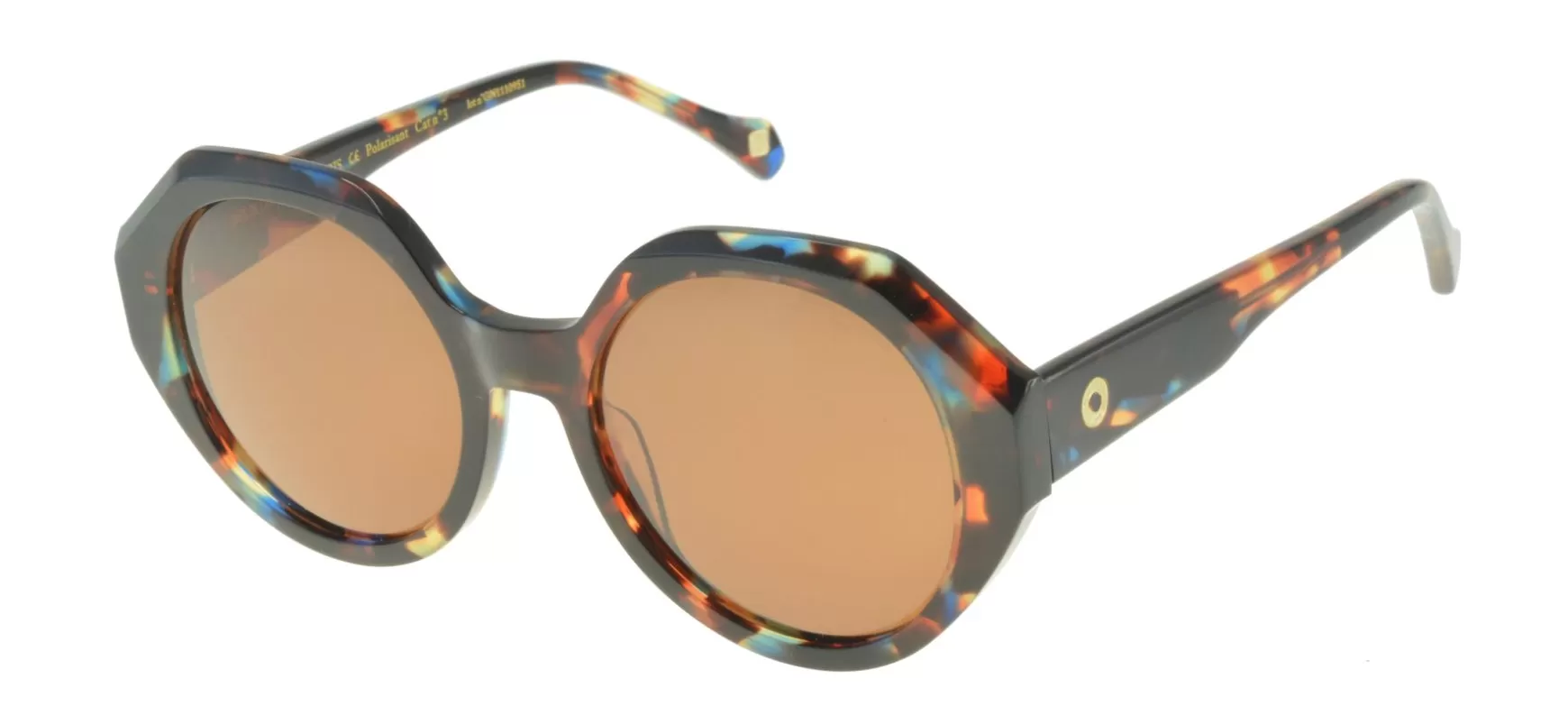 Ines de la Fressange Paris Ornella brown tortoiseshell sunglasses Discount