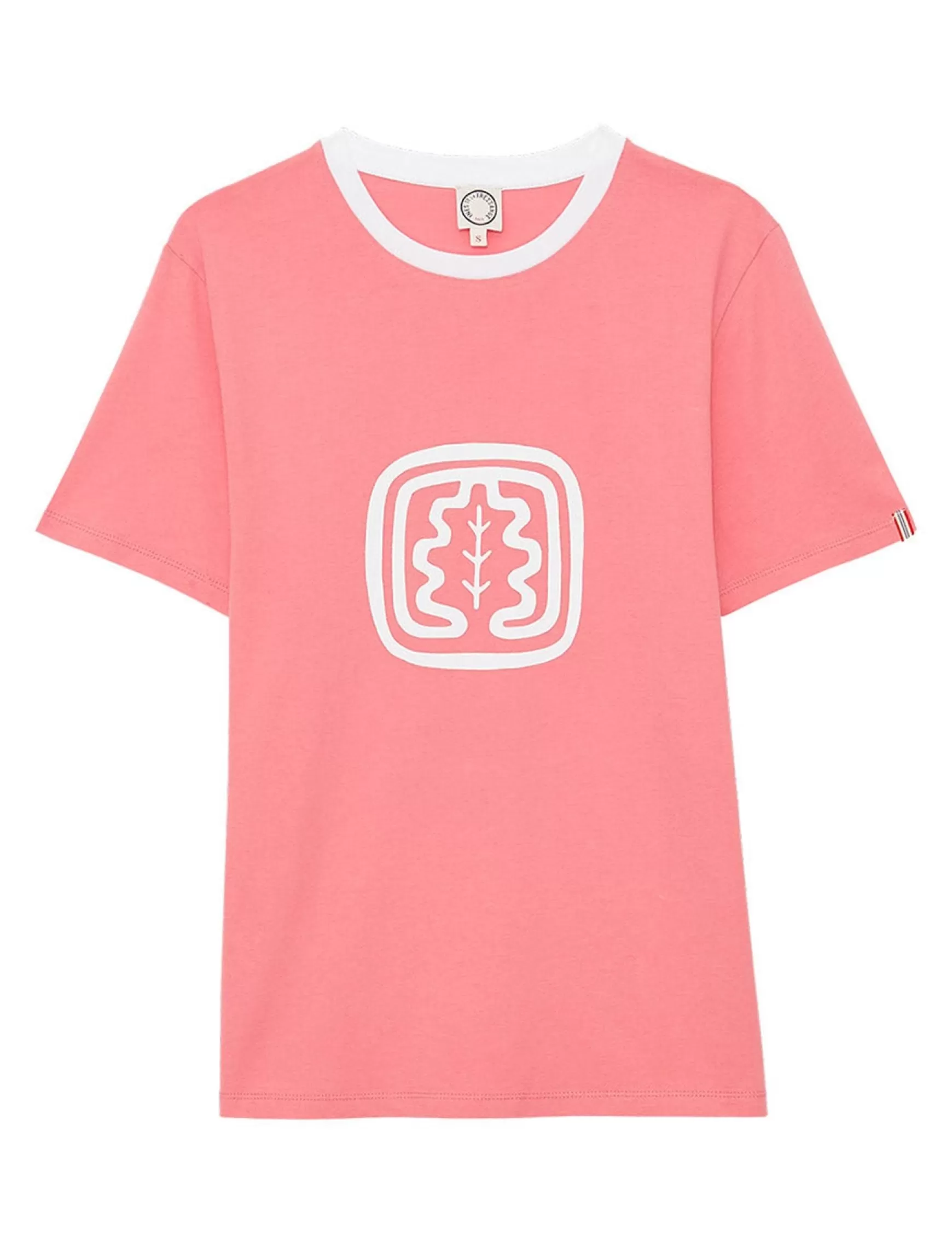 Ines de la Fressange Paris Oscar pink round-neck t-shirt Best Sale