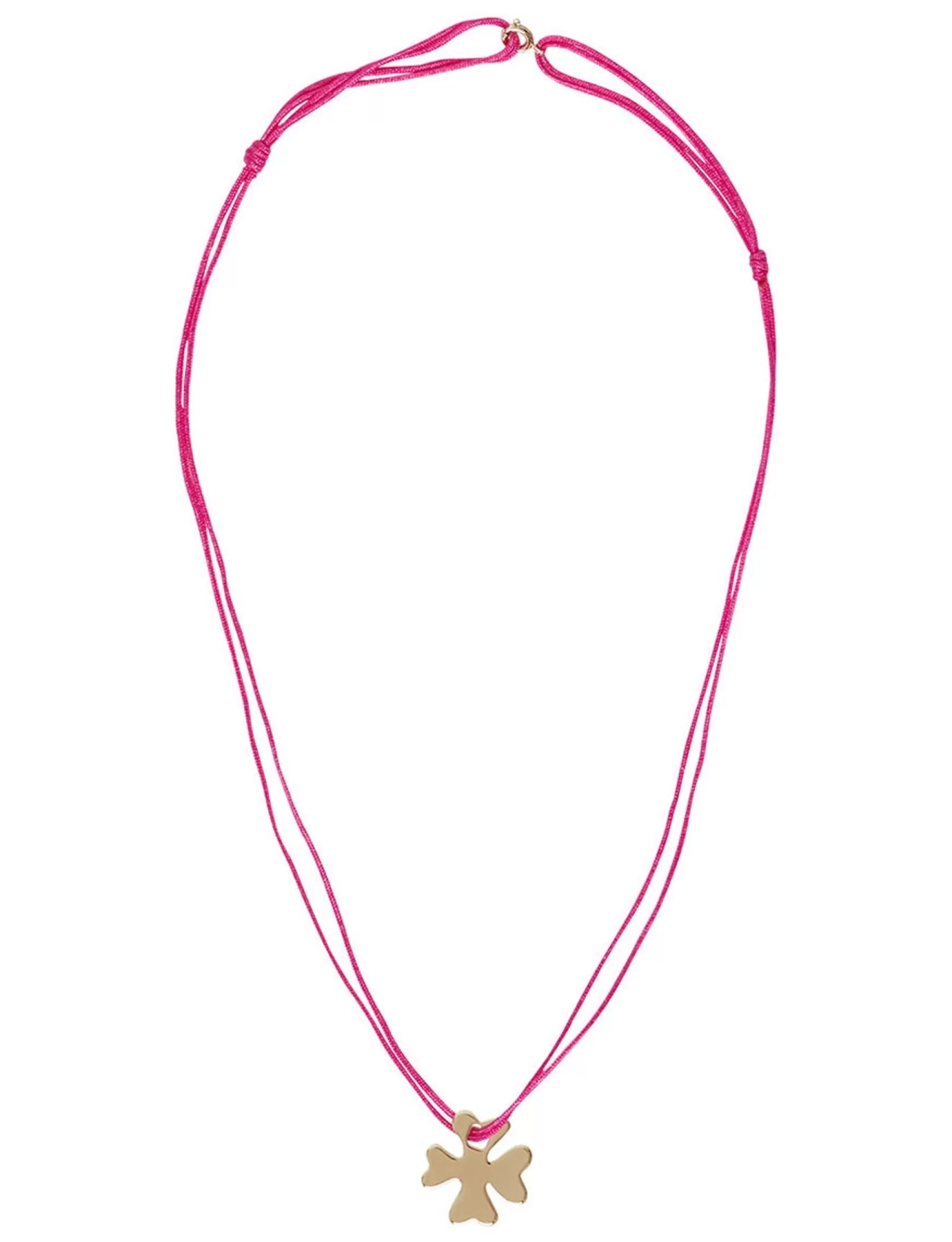 Ines de la Fressange Paris Pink clover necklace Sale