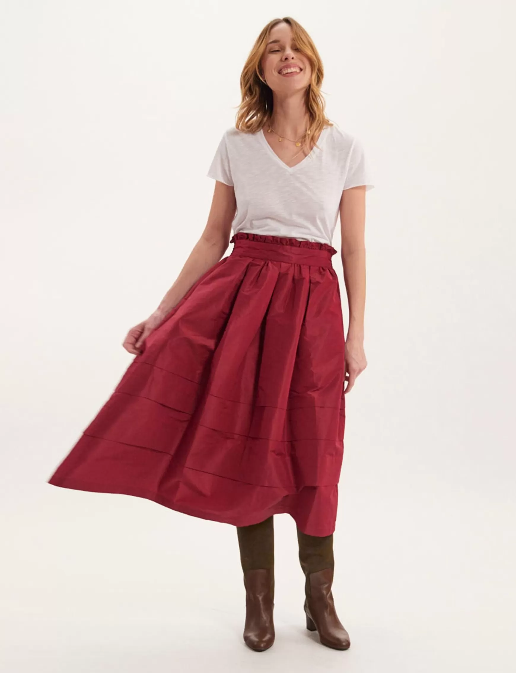 Ines de la Fressange Paris Pink Héloïse skirt Shop