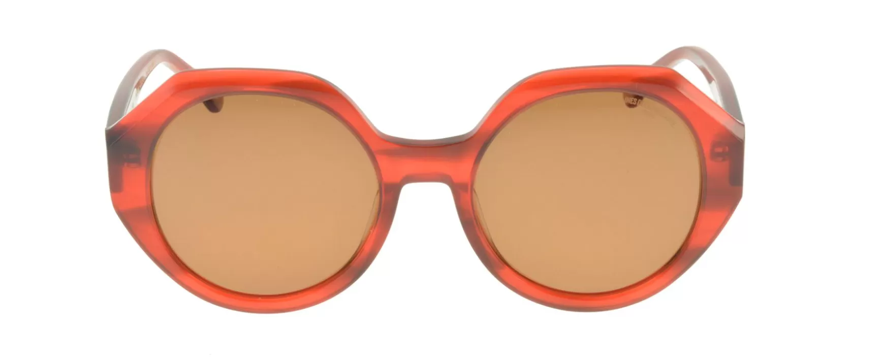 Ines de la Fressange Paris Red marbled Ornella sunglasses Fashion