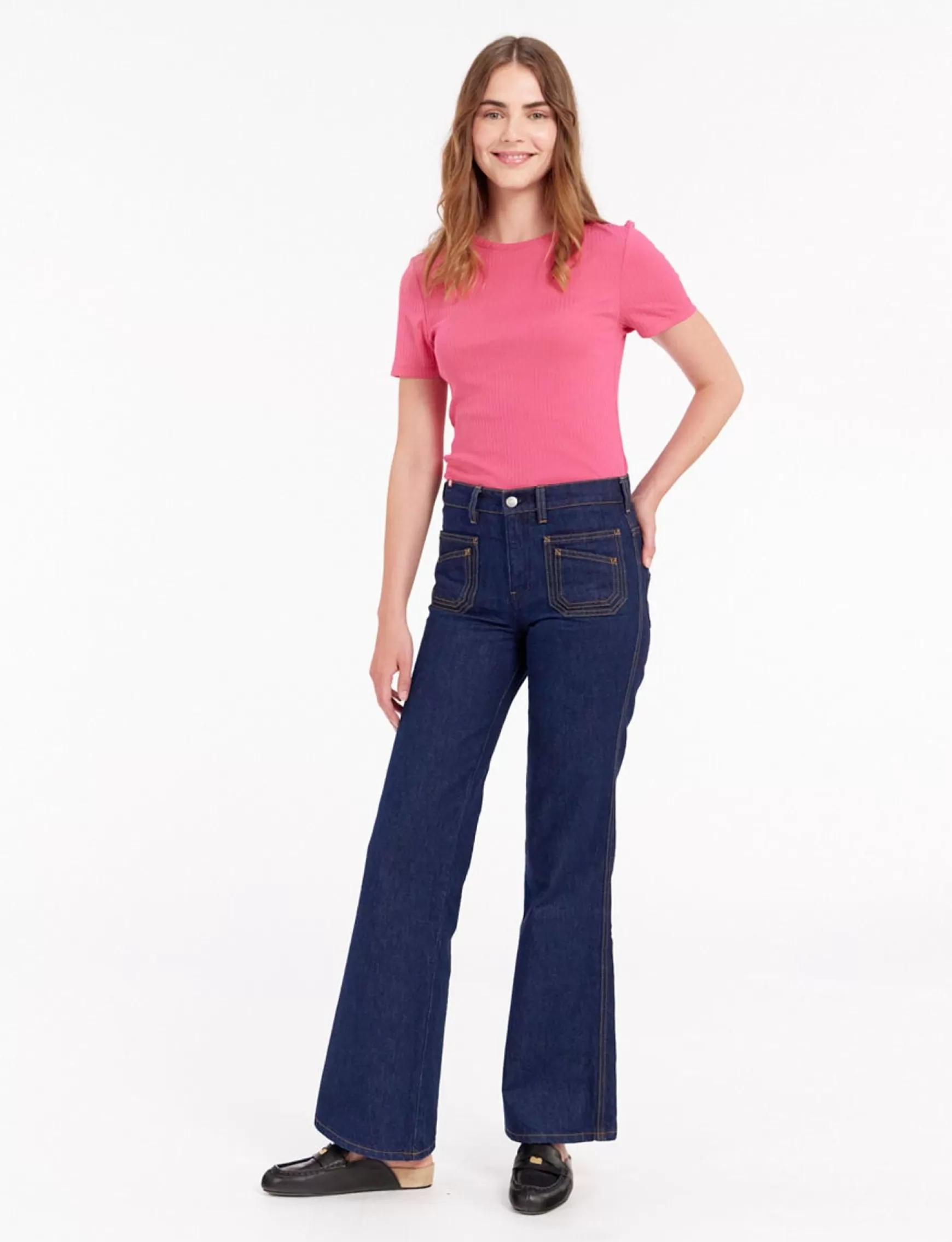 Ines de la Fressange Paris Rica navy jeans x Notify Cheap