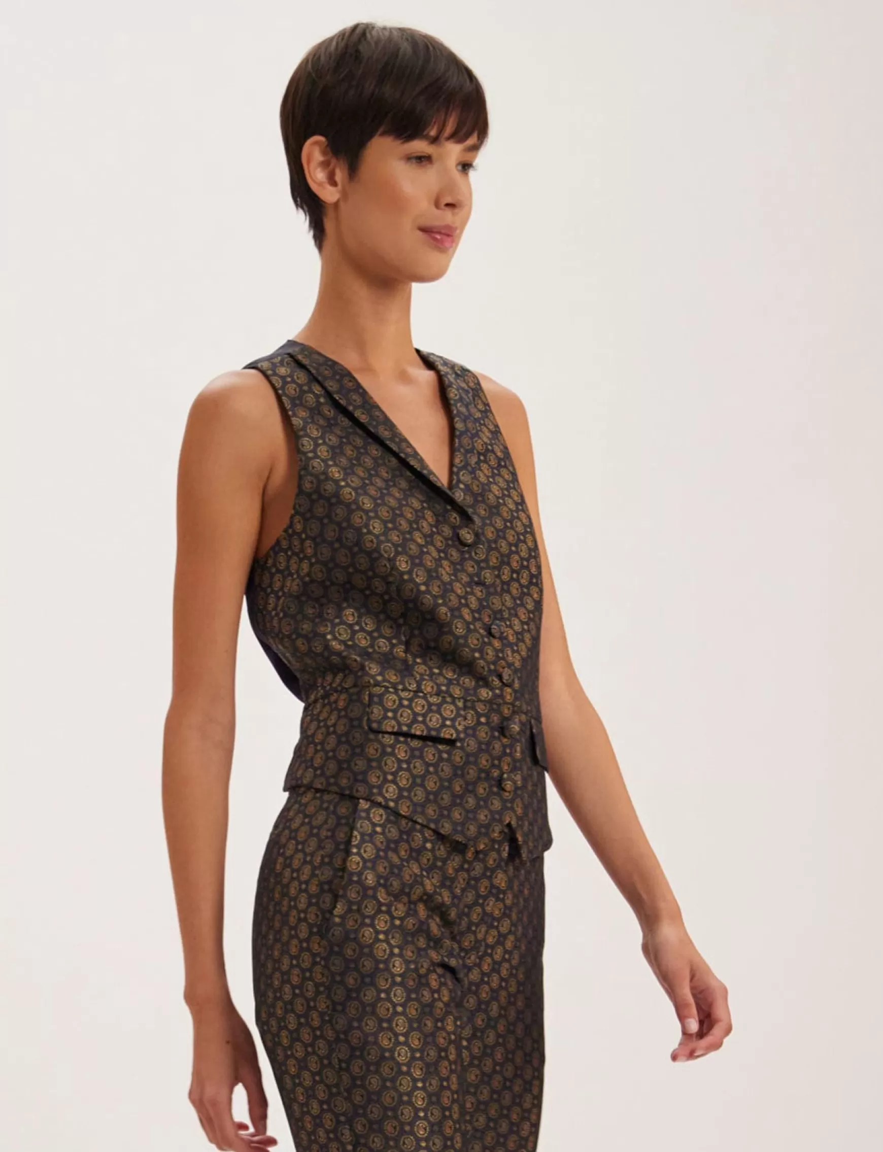 Ines de la Fressange Paris Robinson waistcoat Flash Sale