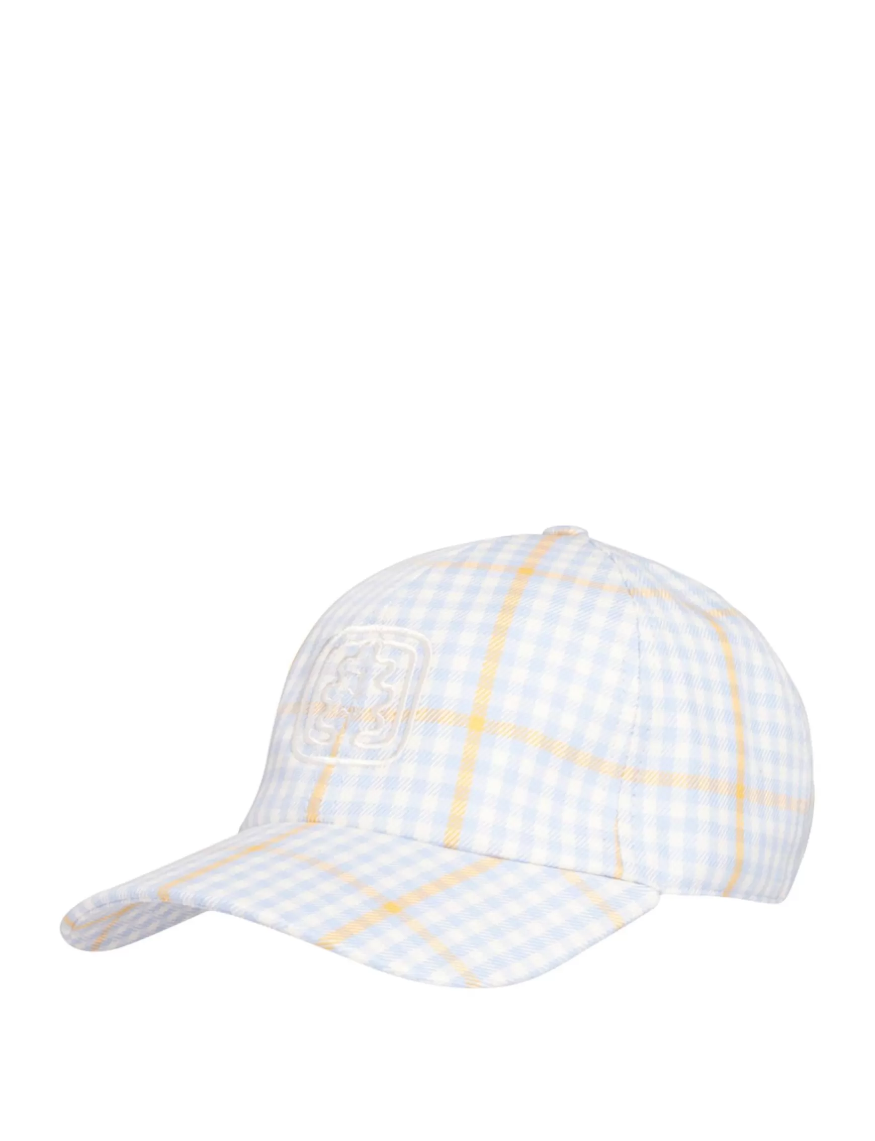 Ines de la Fressange Paris Roma checkered cap Cheap