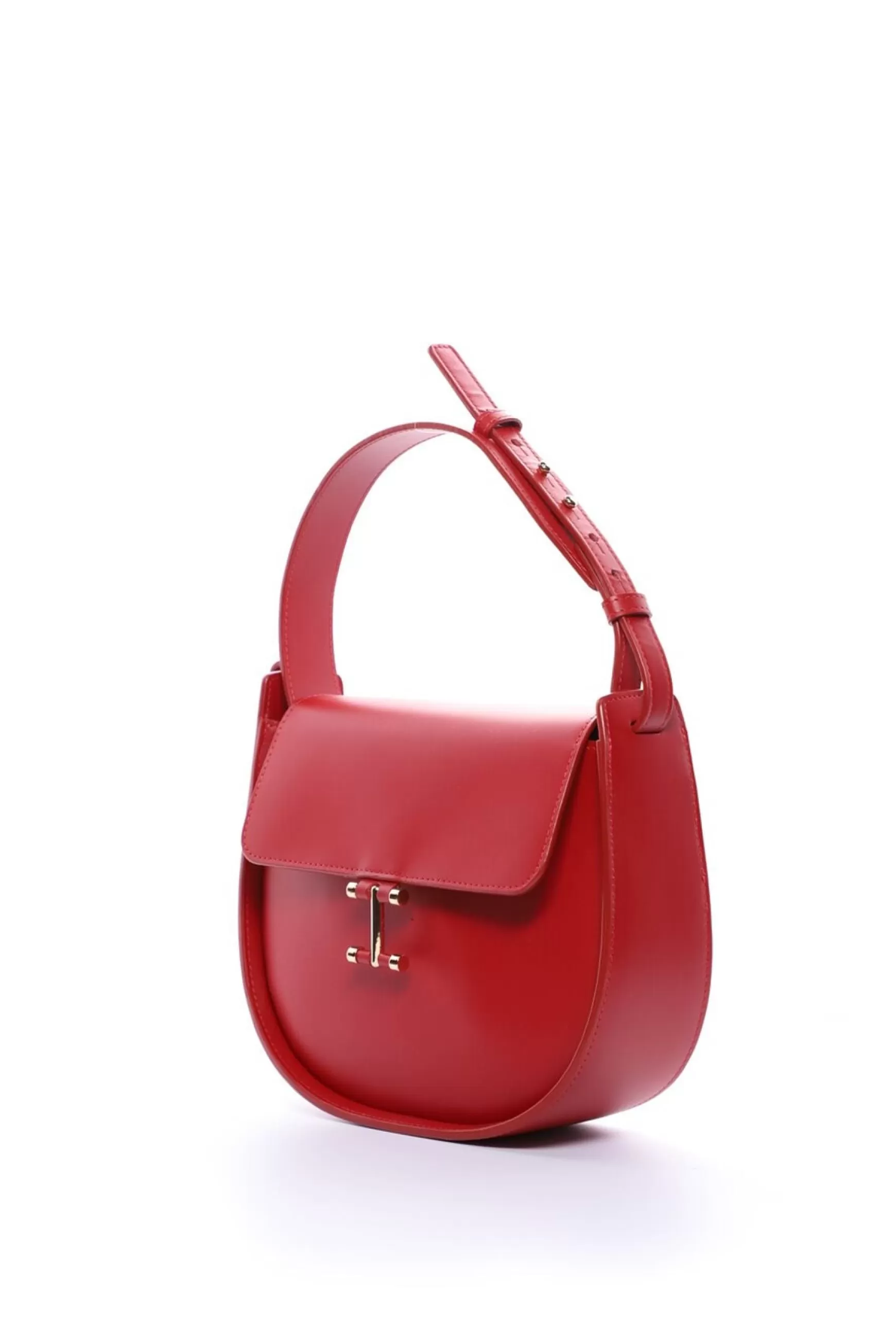 Ines de la Fressange Paris Senda red leather bag Clearance