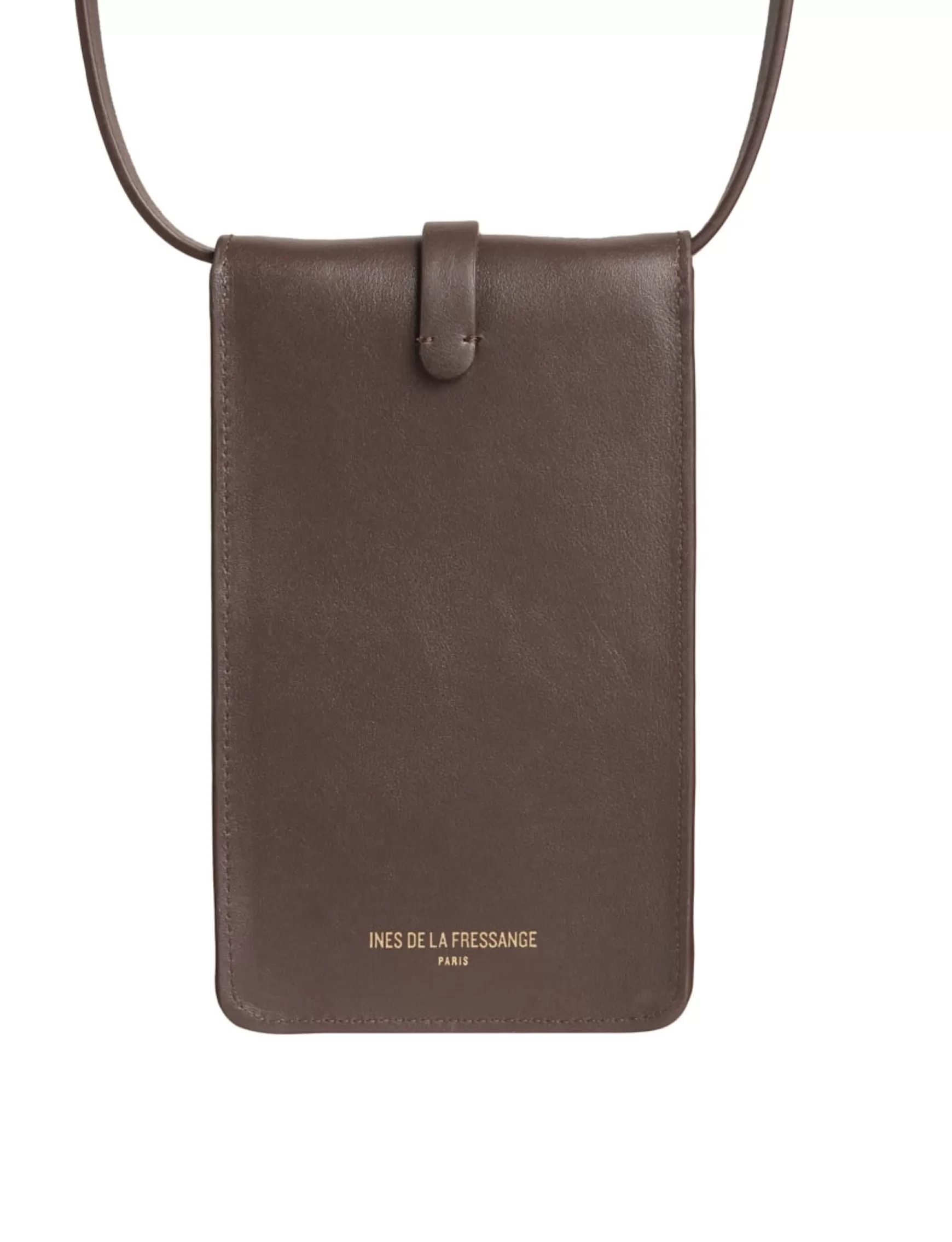 Ines de la Fressange Paris Smartphone bag Léonore chocolate Clearance