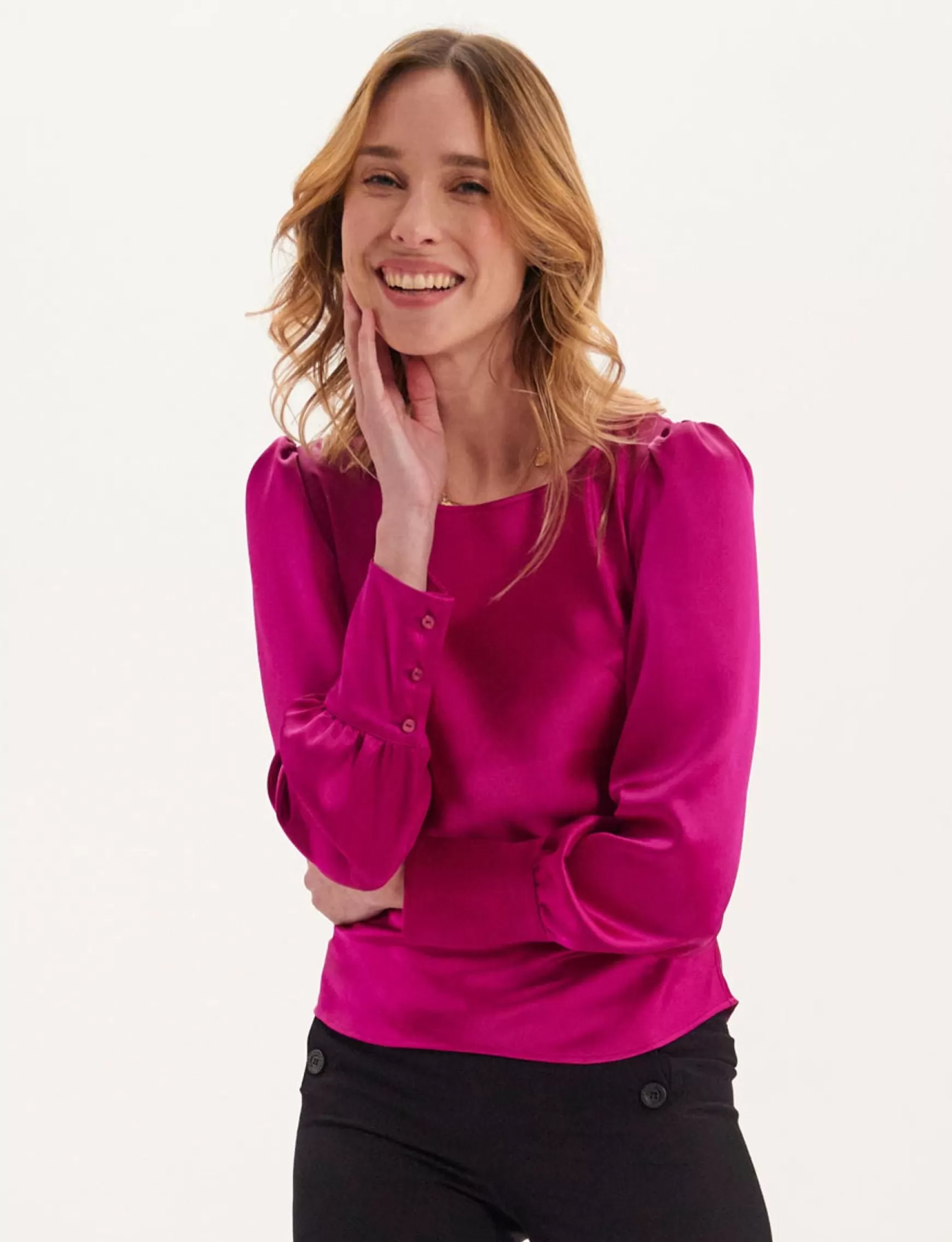 Ines de la Fressange Paris Theola pink top Discount