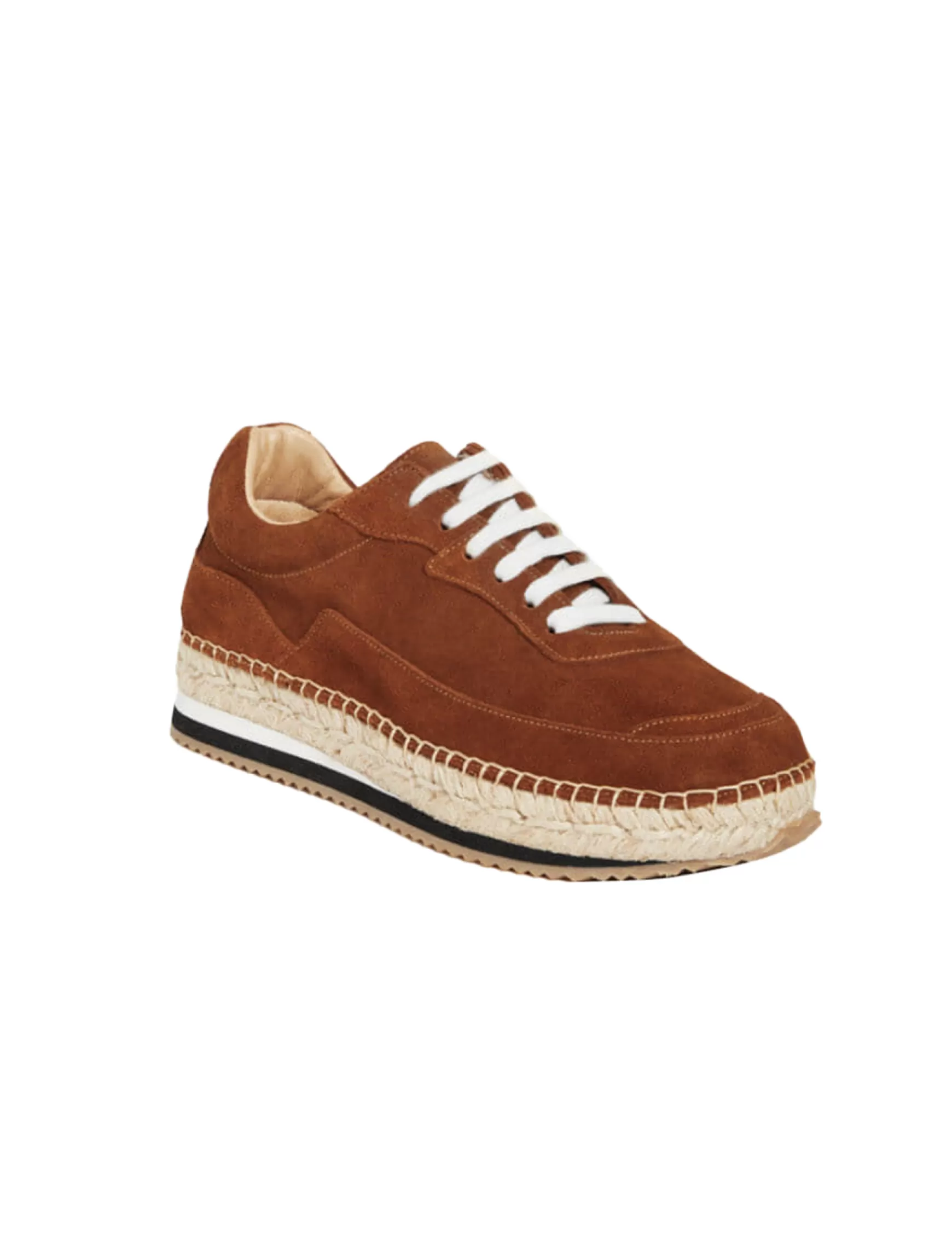 Ines de la Fressange Paris Tracy espadrilles brown trainers Discount