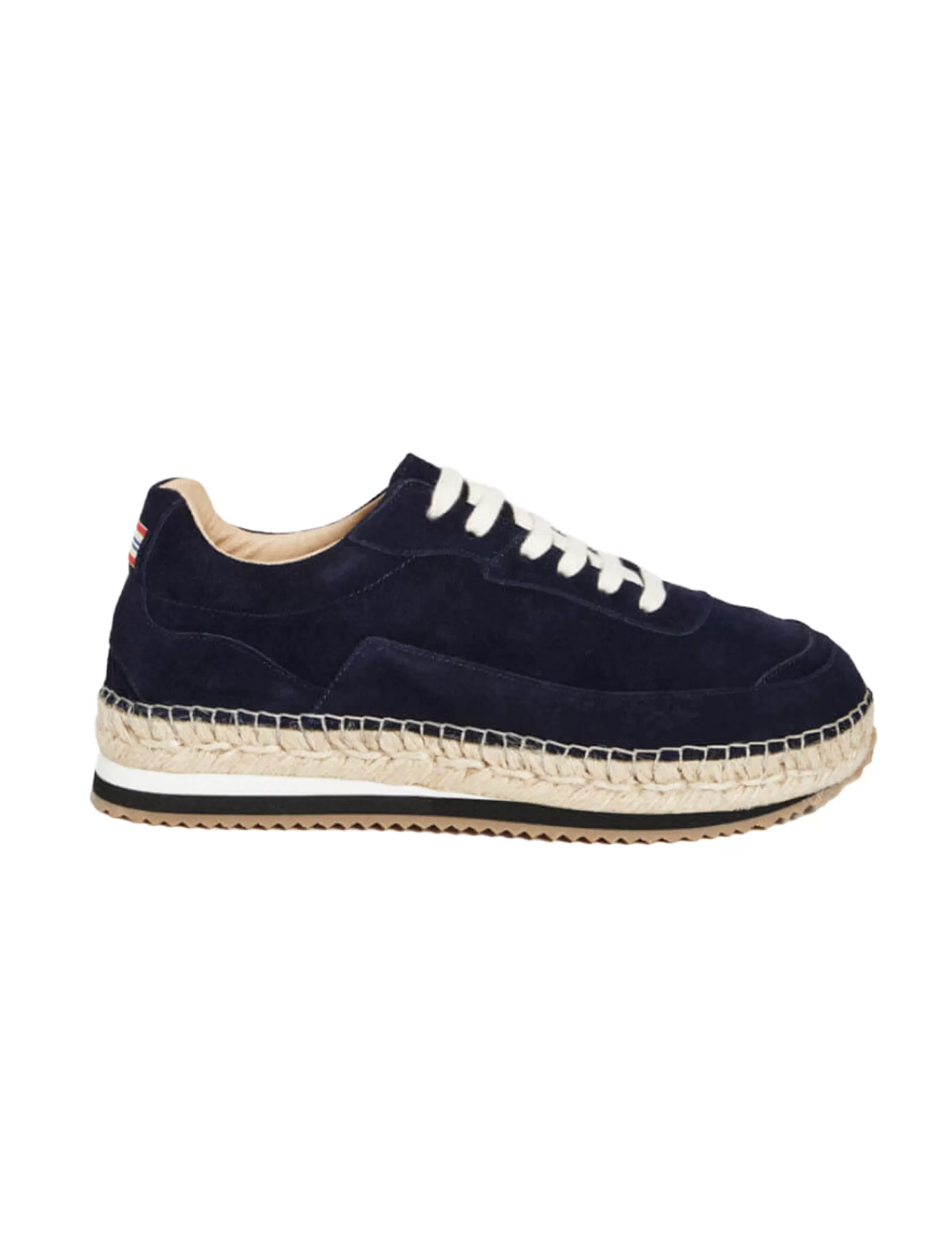 Ines de la Fressange Paris Tracy espadrilles navy blue trainers New