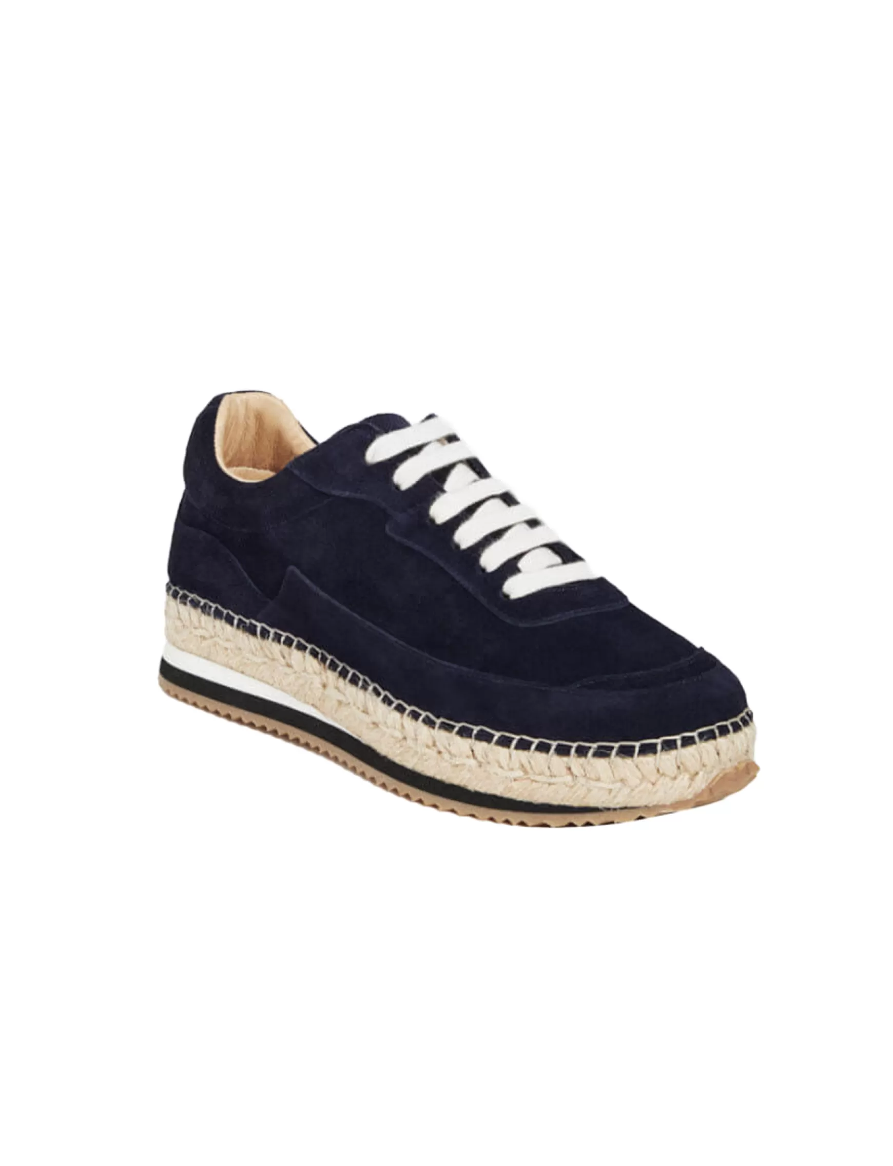 Ines de la Fressange Paris Tracy espadrilles navy blue trainers New